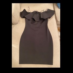 Black off the multi style dress
